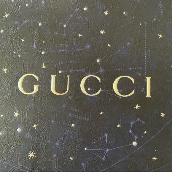 NEW! GUCCI Shopping Bag, Navy with Stars & Constellations, GORGEOUS! - Picture 4 of 15